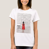 Ze bleef hangen (Latina) T-shirt (Voorkant)