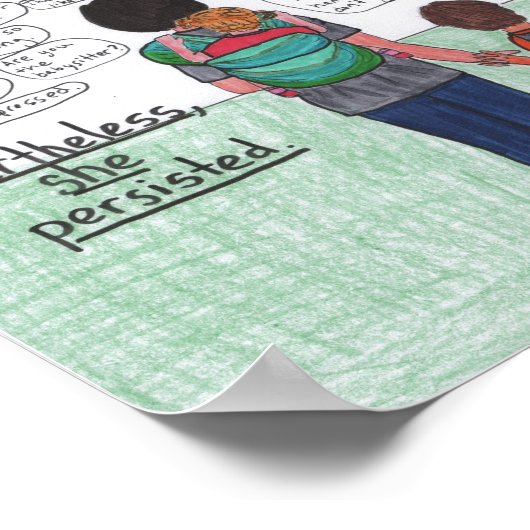 Ze bleef hangen (Moederschap) Poster (Hoek)