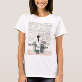 Ze bleef hangen (STEM) T-shirt (Voorkant)