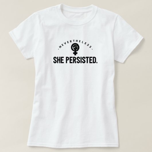 Ze bleef T-Shirt vasthouden (Design voorkant)