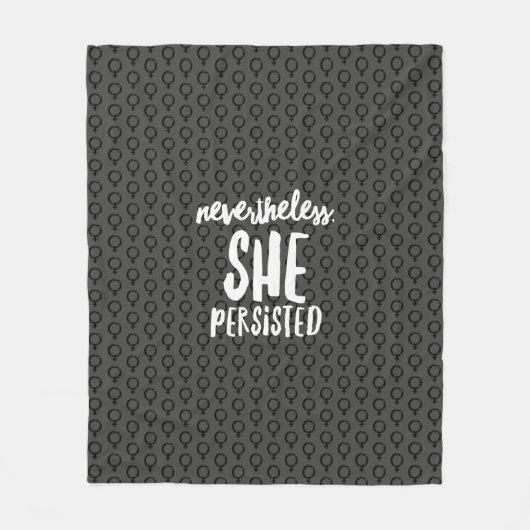 Ze bleef Ultra Femme Gray vasthouden Fleece Deken (Voorkant)