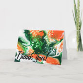 "Ze bloeit als de Amazone" Dank je Kaart (Voorkant)