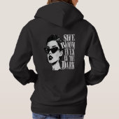 Ze bloeit hoodie - Inspirerend Mode voor vrouwen (Achterkant)