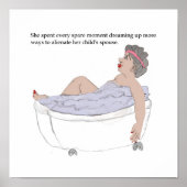 Ze bracht elke minuut door poster (Voorkant)