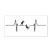 Ze brak mijn hartslag rubberstempel (Afrduk)