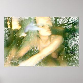 Ze brengt vrede door Gregory Gallo Poster