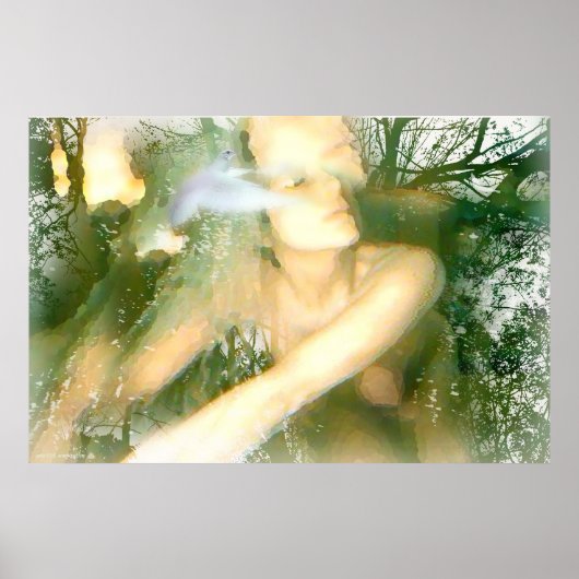 Ze brengt vrede door Gregory Gallo Poster (Voorkant)