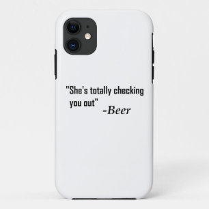 "Ze controleert je helemaal uit" - Bier Case-Mate iPhone Case