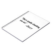 "Ze controleert je helemaal uit" - Bier Notitieboek (Linkerzijde)