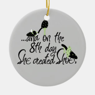 Ze Creëer schoenen Keramisch Ornament