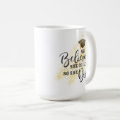 Ze dacht dat ze een donkere huidsmeisje kon Afstud Koffiemok (Voorkant rechts)