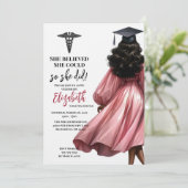 Ze dacht dat ze het kon, dus ze deed Afstuderen Kaart (Staand voorkant)