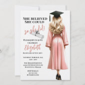 Ze dacht dat ze het kon, dus ze deed Afstuderen Kaart (Voorkant)