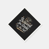 Ze dacht dat ze het kon, dus ze deed Afstuderen Servet (Hoek)