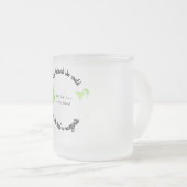 Ze dacht dat ze het kon, dus ze had een Margarita Matglas Koffiemok (Voorkant rechts)