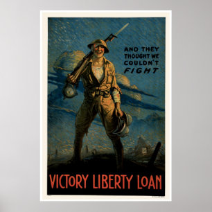 Ze dachten dat we niet konden vechten poster