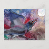 Ze danste door het licht van de maan briefkaart (Voorkant)