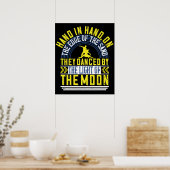 Ze dansten bij het licht van de maan poster (Keuken)