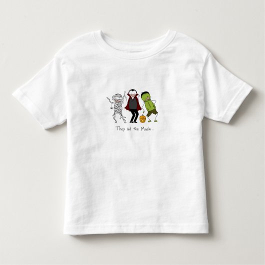 Ze deden de Mash - Halloween Kinder Shirts (Voorkant)