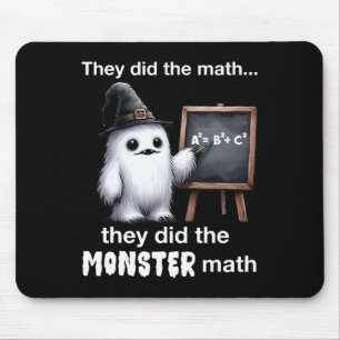Ze deden de monsterlijke Wiskunde Yeti Funny Hallo Muismat