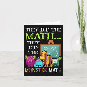Ze deden de wiskunde Ze deden de monsterwiskunde G Kaart