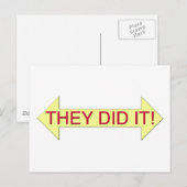 Ze deden het briefkaart (Voorkant / Achterkant)