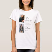 Ze deden het met een dubbel Afstuderen foto T-shir T-shirt (Voorkant)