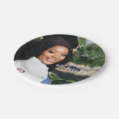 Ze deed het Aangepast Afstuderen Foto Papieren Bordje (Gekanteld)