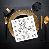 Ze deed het Afstudeerder Pet Afstuderen naam | sch Servet