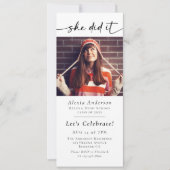 Ze deed het afstudeerfeest Digital Eviet Kaart (Voorkant)