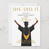 Ze deed het Afstuderen Kaart (Voorkant)