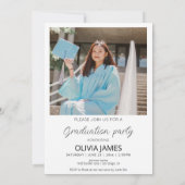 Ze deed het foto afstuderen kaart (Achterkant)