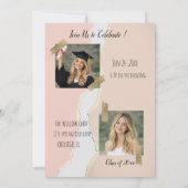 Ze deed het foto afstuderen kaart (Achterkant)