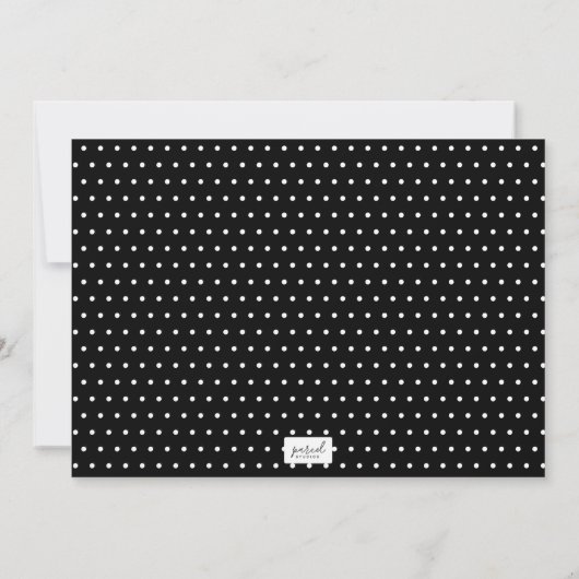 Ze deed het Foto Afstuderen kondiging Aankondiging (Achterkant)