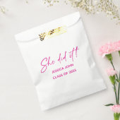 Ze deed het Graduation party snoep gunsten Bedankzakje (Gezegeld)