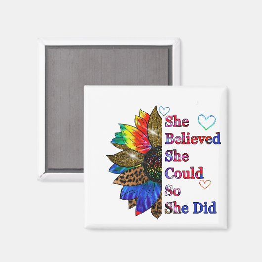 ze deed het magneet (Voorkant / Achterkant)