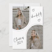 Ze deed het op uitnodiging, senior Afstuderen Kaart (Voorkant)