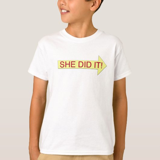 Ze deed het (pijl-rechts) t-shirt (Voorkant)