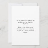 Ze deed het Script 2 Photo 2022 Afstuderen Aankondiging (Achterkant)