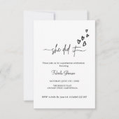 Ze deed het simpele grautiviering om te vereren kaart (Voorkant)