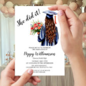 Ze deed het Waterverf Afstuderen Kaart