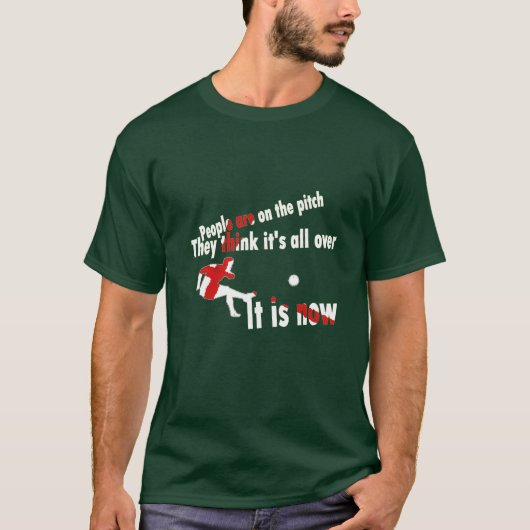 Ze denken dat alles voorbij is. t-shirt (Voorkant)