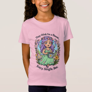 🌸"Ze denken dat ik een bloem ben... elke dag. Enk T-shirt