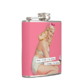 Ze denken dat ik gek ben, ik ben grappig heupfles (Rechts)