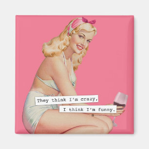 Ze denken dat ik gek ben, ik ben grappig magneet