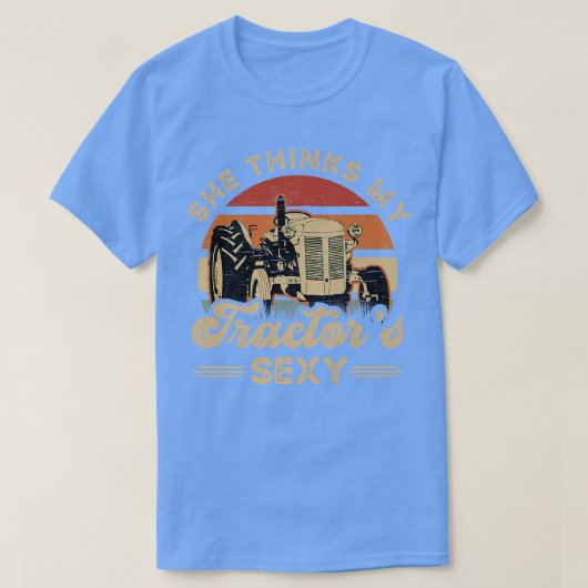 Ze denkt dat de Boerderij van Farmer Far van mijn T-shirt (Design voorkant)