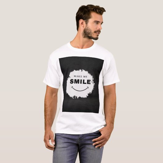 Ze doen me glimlachen naar het ontwerp van het shi t-shirt (Voorkant volledig)