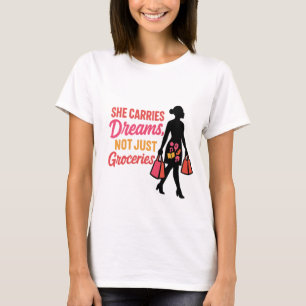 Ze draagt dromen - Inspirerend voor vrouwen T-shirt