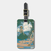 Ze dragen "Em Hoger in Hawaï Bagagelabel (Voorkant verticaal)