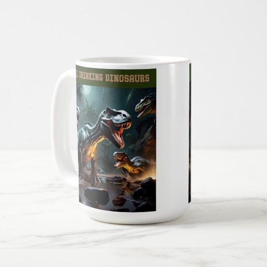 Ze Drink diesel Koffiemok (Voorkant links)